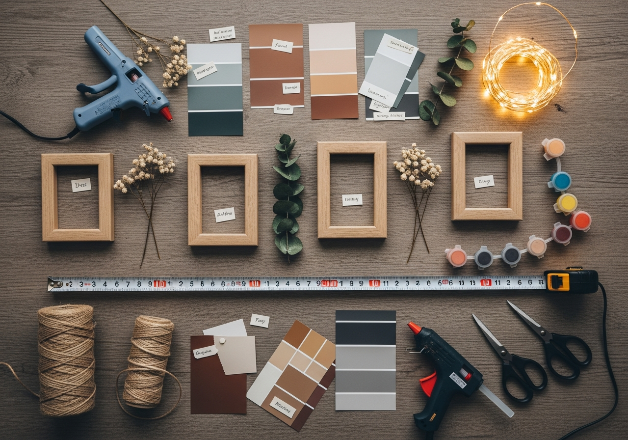 Материалы для создания настенного декора