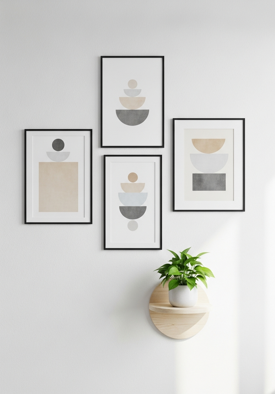 Минималистичная настенная композиция